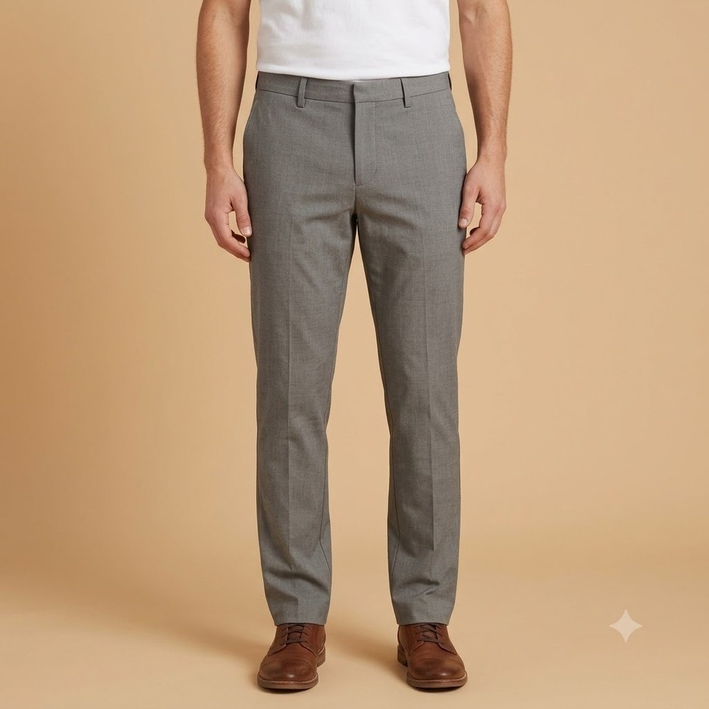 Bonobos Friday Dress Pants Men's 36x34 Gray Slim Stretch